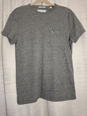 Jack Wills Men's Grey Pocket T‑Shirt